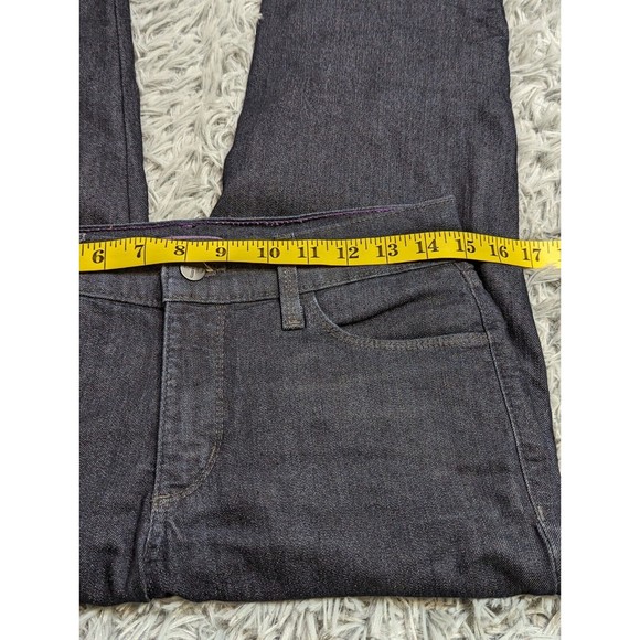 NYDJ Jeans Womens Size‎ 4 Cropped Midrise Capri Blue Denim Crop Dark Wash USA - Picture 5 of 13